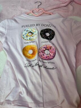 Fueled by Donuts Graphic Tee - Pink